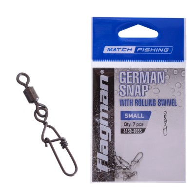 Застежка с вертлюгом Flagman German snap S