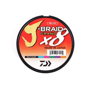 DAIWA Шнур J-Braid Grand x8 150м Multicolor 0,22мм 19,5кг