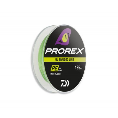 DAIWA Шнур Prorex Ul Finesse Braid 135м Chartreuse 0,104мм 2,8кг