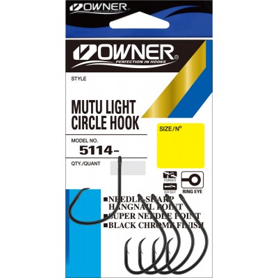 Крючок Owner Mutu Light BC №4 9шт