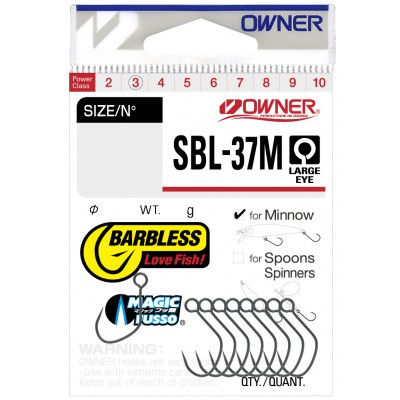 OWNER Крючок SBL-37M teflon №10 10шт