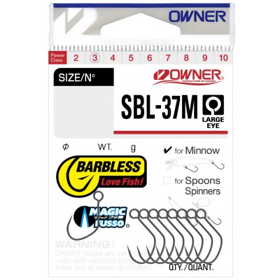 OWNER Крючок SBL-37M teflon №8 9шт