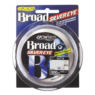 OWNER Леска Broad Silver Eye 300м 0,60мм 22кг