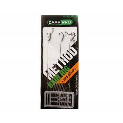 Готовые поводки Carp Pro Method Hair Rig Hooklink 15LB №10