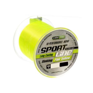 Леска Carp Pro Sport Line Fluo Yellow 300м 0.235мм
