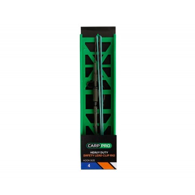 CARP PRO Монтаж на лидкоре Heavy Duty Safety Lead Clip №4 без грузила