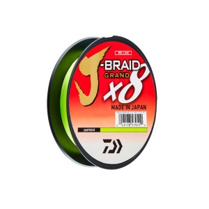DAIWA Шнур J-Braid Grand x8 270м Сhartreuse 0.28мм (Уценка)