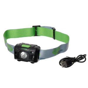 CARP PRO Фонарь налобный сенсорный Diamond 3W LED с аккумулятором (Уценка)