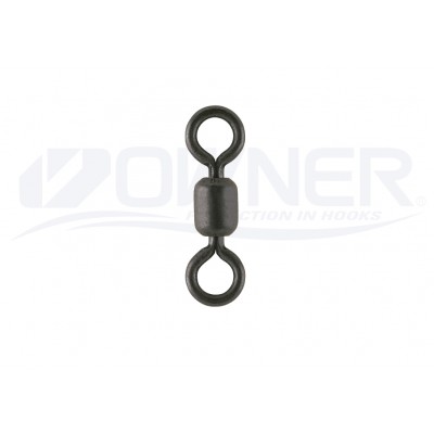 Вертлюг Owner King Stainless Swivel black №8 15шт