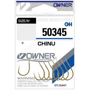 OWNER Крючок Chinu gold №2 9шт