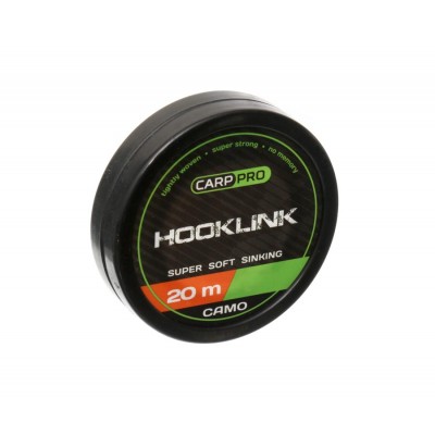 Поводковый материал Carp Pro Sinking Hooklink Camo 20м 10lb