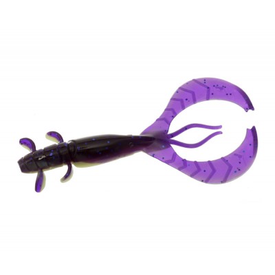 F-FISHING Рак FL Craw 2.5" #0527 Violet/Lime Chartreuse 12см 6шт