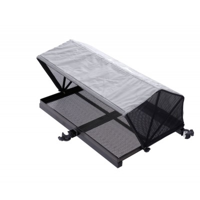 Столик с тентом и креплением к платформе Flagman side tray with tent 670x510mm D25mm