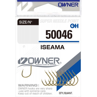 OWNER Крючок Iseama gold №12 12шт