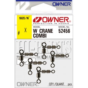 OWNER Вертлюг тройник W Crane Combi №1x3 4шт