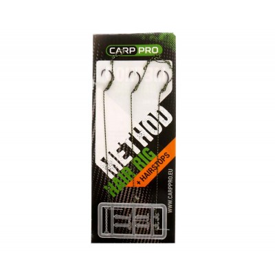 Готовые поводки Carp Pro Method Hair Rig Hooklink 25LB №8