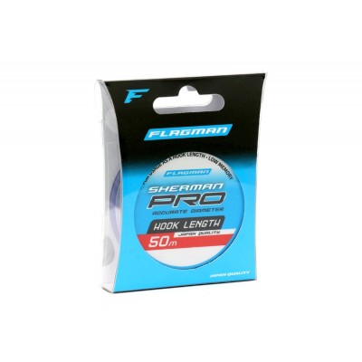 FLAGMAN Леска Sherman Pro Hook Length 50м 0.091мм 0.74кг