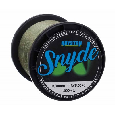 Леска Kryston Snyde Premium Grade Copolymer 1000м Green 0.30мм