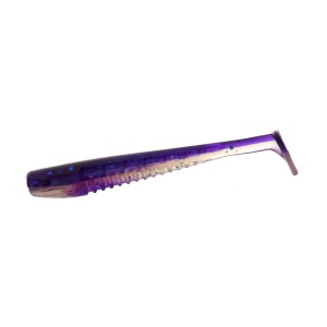 F-FISHING Виброхвост Icon 3" #0531 Violet/Pearl White 7.5см 6шт