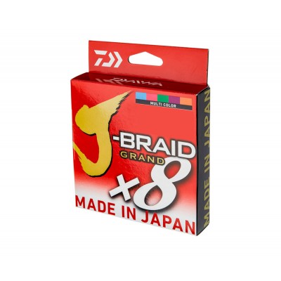 DAIWA Шнур J-Braid Grand x8 150м Multicolor 0.20мм 16кг