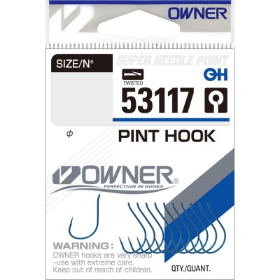 Крючок Owner Pint Hook blue №12 13шт