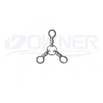 Вертлюг тройник Owner 3 Ways Swivel №4 8шт