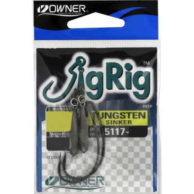 OWNER Монтаж  Jig Rig Tungsten Version BC №3/0-3/16 2шт
