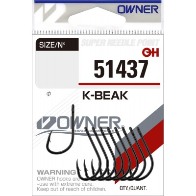 OWNER Крючок K-Beak BC №1/0 6шт