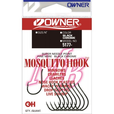 OWNER Крючок Mosquito Hook BC №3/0 5шт