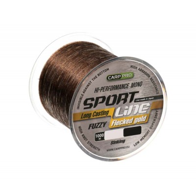 Леска Carp Pro Sport Line Flecked Gold 1000м 0.286мм