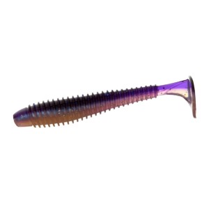 FLAGMAN Виброхвост Mystic Fish Fat 2,8" #0531 Violet/Pearl Whit 7см 5шт