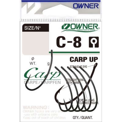 OWNER Крючок Carp UP BC №8 8шт