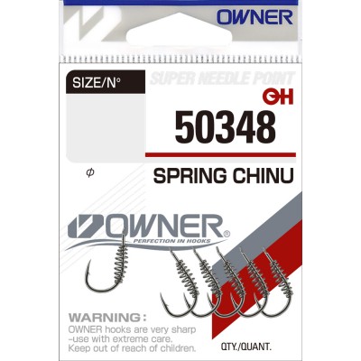 OWNER Крючок Spring Chinu nickel №1 6шт