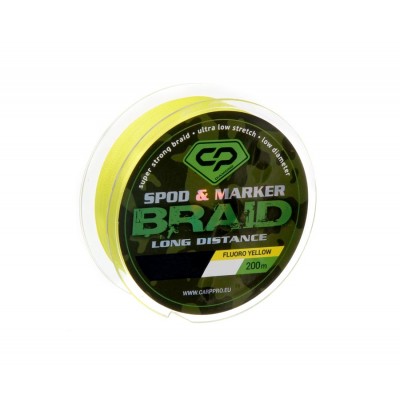 Шнур Carp Pro Spod and Marker Braid PE X4 Long Distance 0.16мм 200м