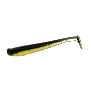 F-FISHING Виброхвост Icon 3" #1816 Black/Chartreuse 7.5см 6шт