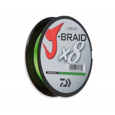 DAIWA Шнур J-Braid x8 150м Chartreuse 0.06мм 4кг