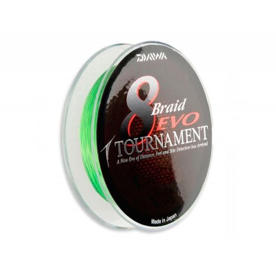 DAIWA Шнур Tournament Braid x8135м Chartreuse 135м 0,16мм 12,2кг EVO