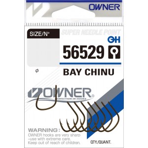 OWNER Крючок Bay Chinu brown №6 9шт