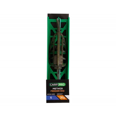 CARP PRO Оснастка готовая на лидкоре Method Feeder №6 30г