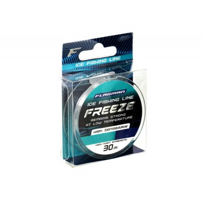 FLAGMAN Леска Freeze Ice Fishing Line 30м 0.074мм 0.45кг