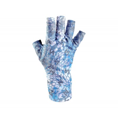Перчатки солнцезащитные Veduta UV Gloves Reptile Skin Blue M мужские
