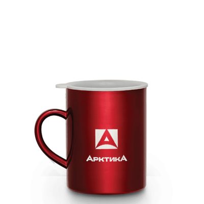 АРКТИКА Термокружка невакуумная 0.4л красная