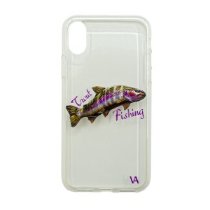 Чехол силиконовый Veduta iPhone X Trout Fishing