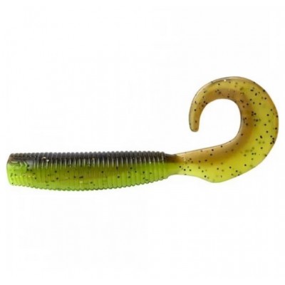 DAIWA Твистер Bait Junkie 2,5'' Grub GP Chartreuse UV