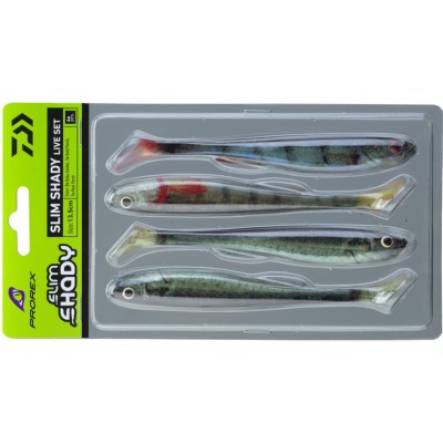 DAIWA Мягкая приманка PX Real Slim Shady Live Color Set 13,5см 4шт