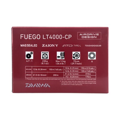 DAIWA Катушка 23 Fuego LT 4000-CP DAIWA Катушка 23 Fuego LT 4000-CP