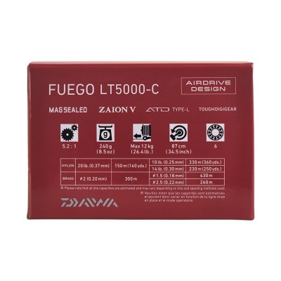 DAIWA Катушка 23 Fuego LT 5000-C