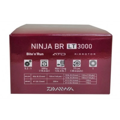 DAIWA Катушка 20 Ninja BR LT 3000