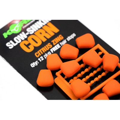 KORDA Имитационная приманка Slow Sinking Corn Citrus Zing Orange медленно тонущая