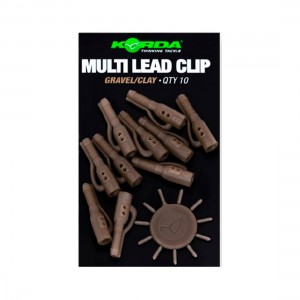 KORDA Клипса безопасная Lead Clip Pin Gravel/Clay